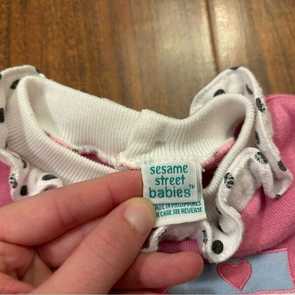 Sesame Street Babies Cookie Monster Vintage Crewneck Sweatshirt - Picture 4 of 6